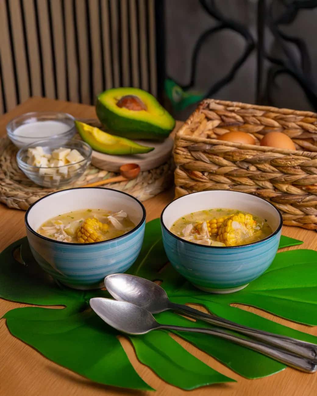 Ajiaco, plat typique de la cuisine colombienne