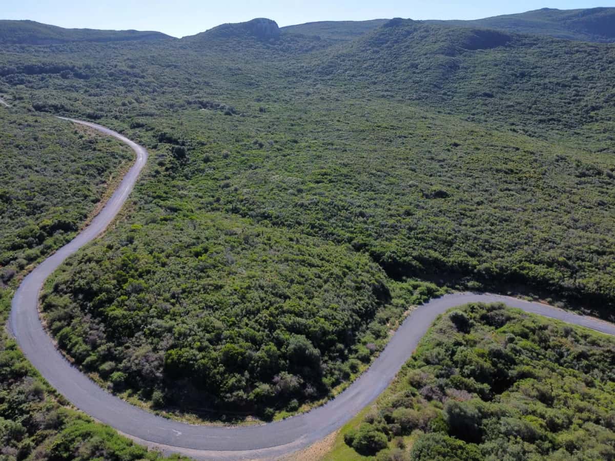 Route de montagne sinueuse, à l'image des trajets en Colombie